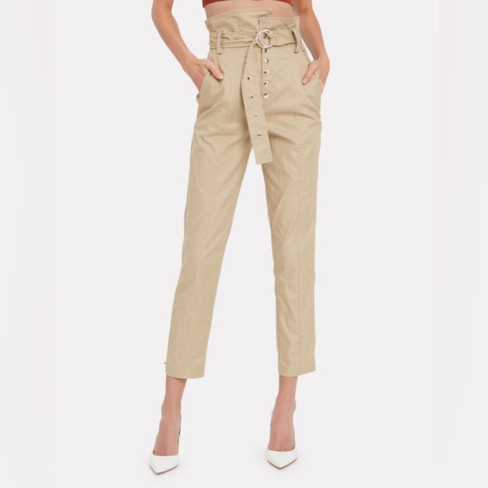 MARISSA WEBB Gia Belted Paperbag Trousers‎ Size: M
